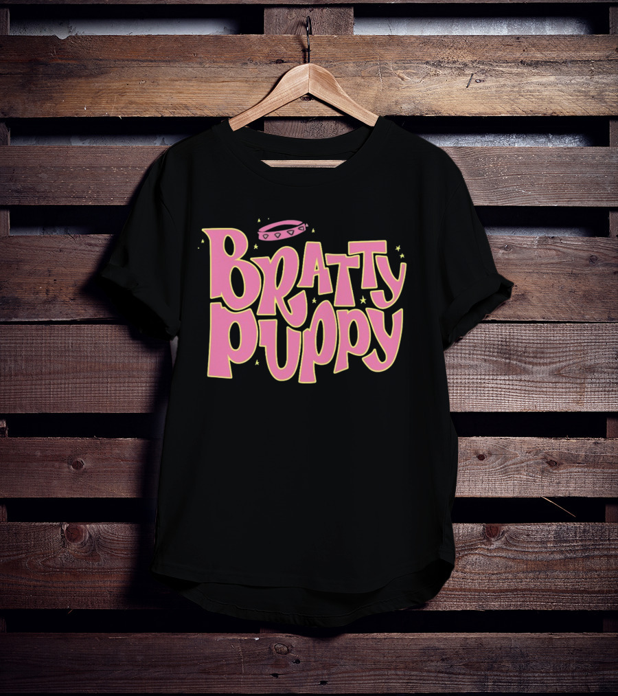 Bratty Puppy Amp Of Watts Safeword Halo Collar T-Shirt