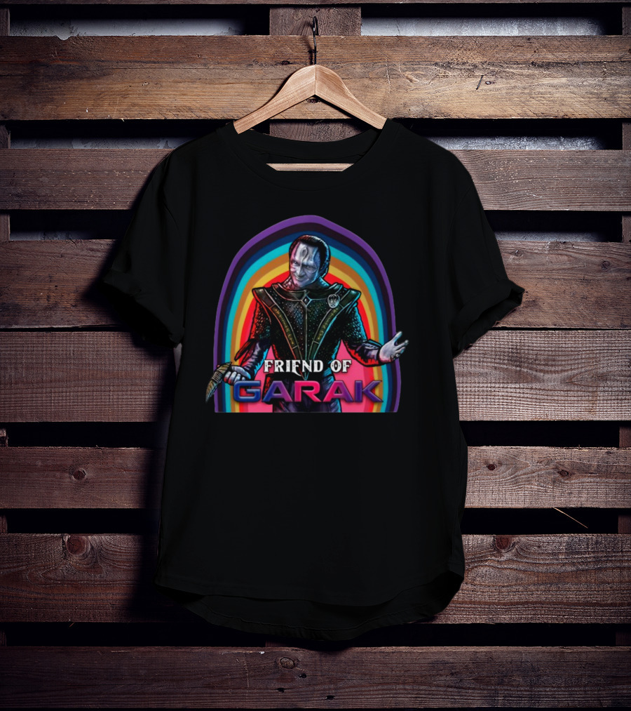 Friend Of Garak Star Trek Rainbow Garak T-Shirt