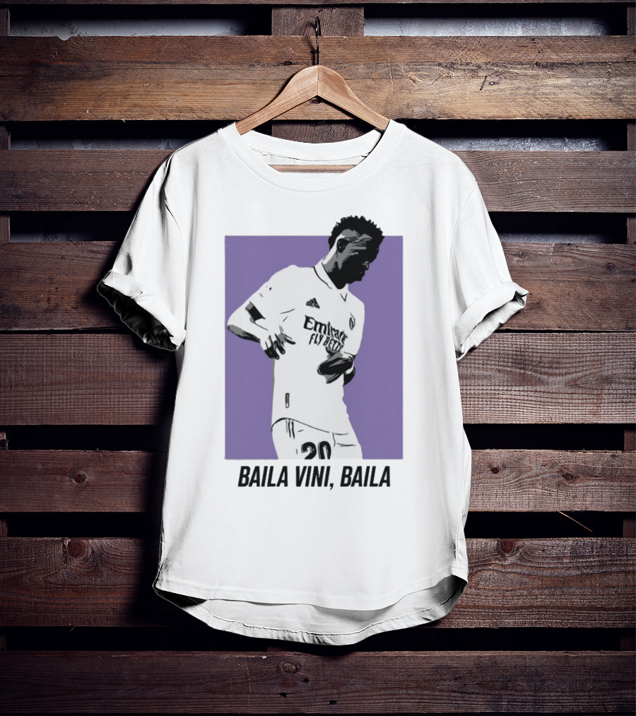 Club1863 Baila Vini Baila Real Madrid Football T-Shirt