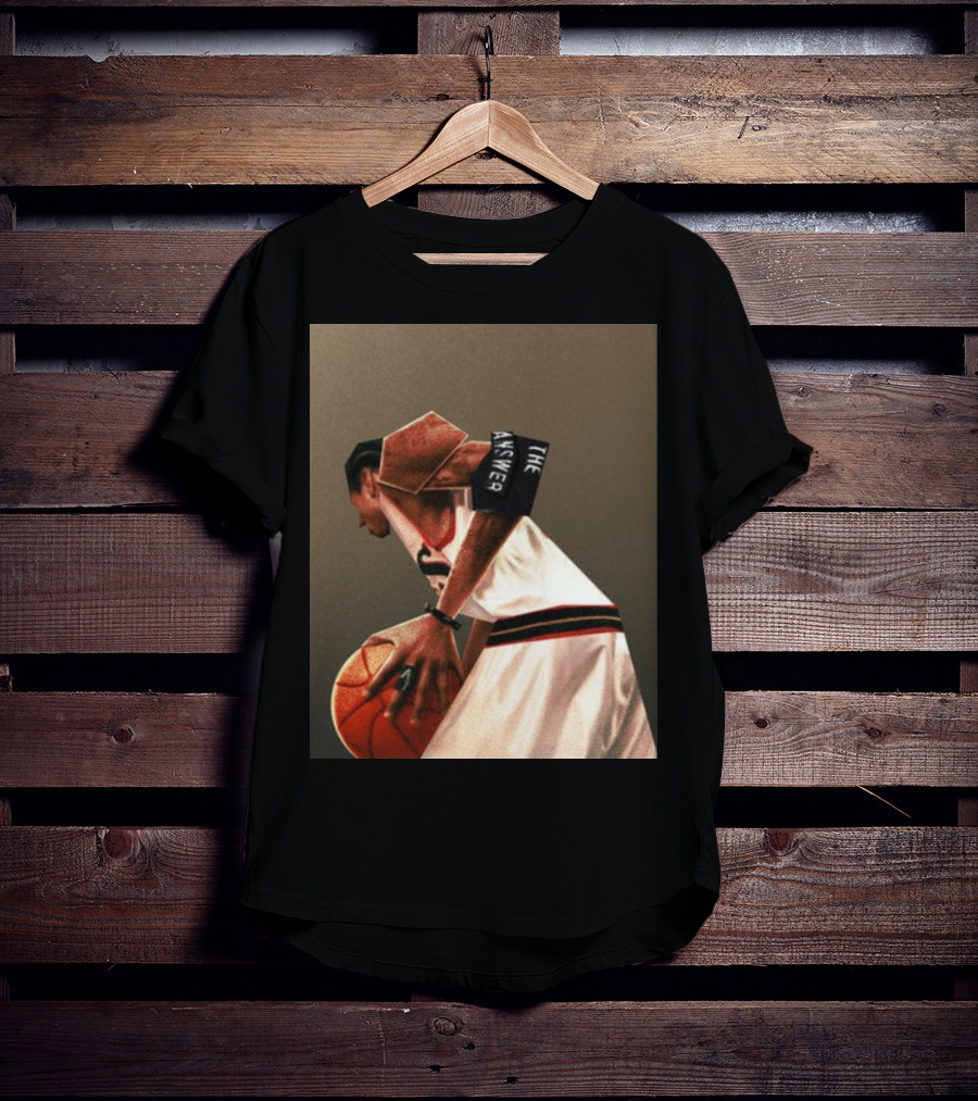 The Answer Allen Iverson Abstract Basketball T-Shirt
