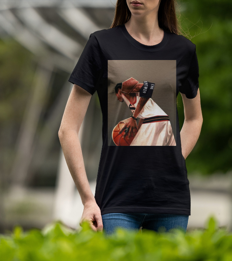 The Answer Allen Iverson Abstract Basketball T-Shirt