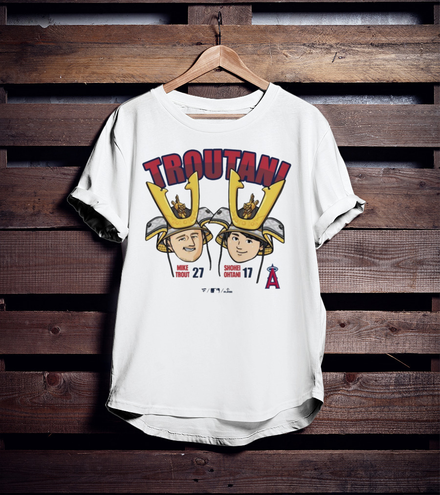 TROUTANI Mike Trout 27 Shohei Otani 17 Angels MLB Collaboration T-Shirt