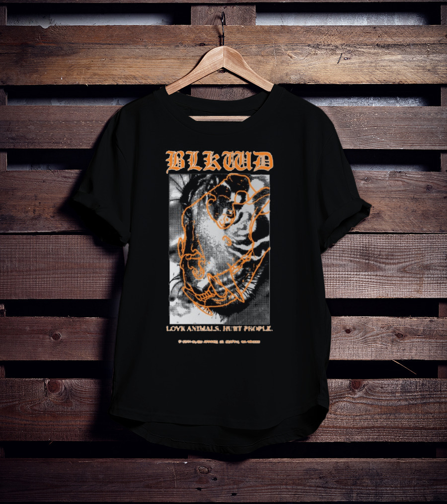 BLKWD Love Animals Hurt People Tiger T-Shirt