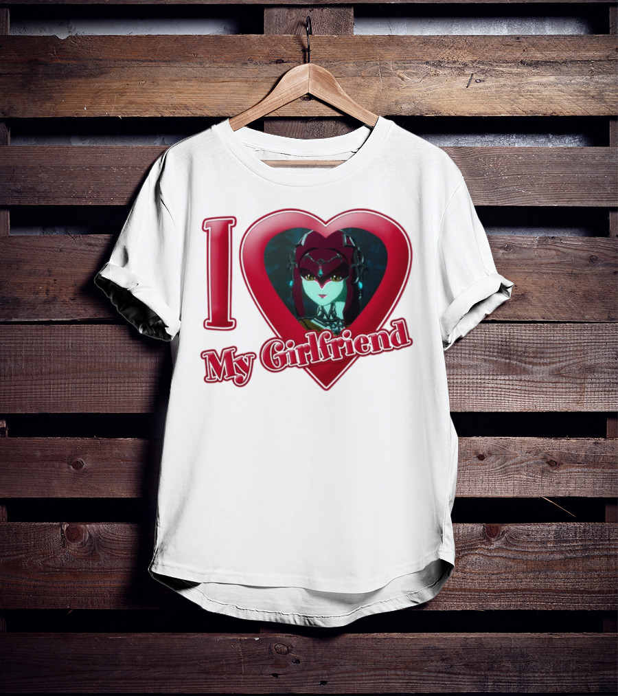 The Legend Of Zelda I Love My Girlfriend Mipha Heart T-Shirt