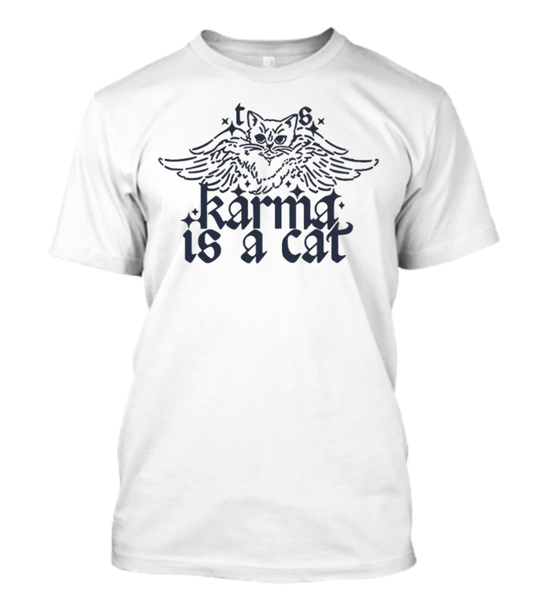 TS Karma Is A Cat Winged Cat T-Shirt