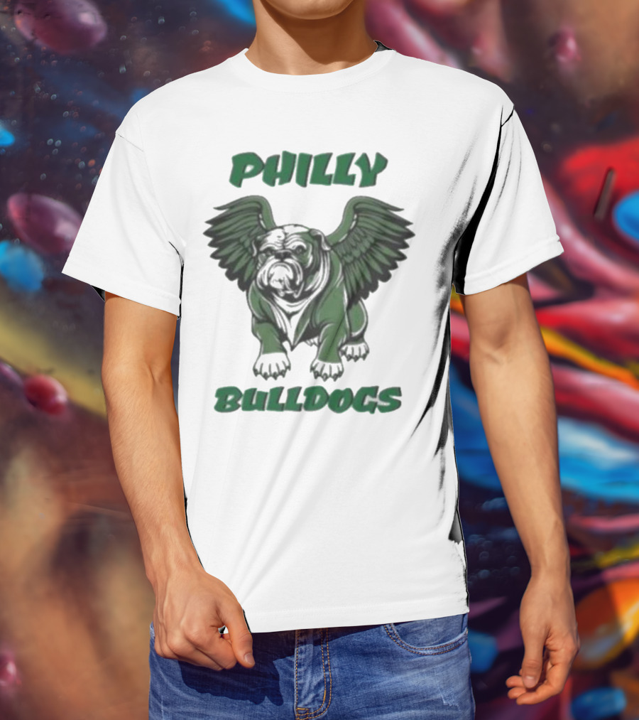 Philly Bulldogs Georgia Bird Dawgs Philadelphia Eagles Bulldogs T-Shirt