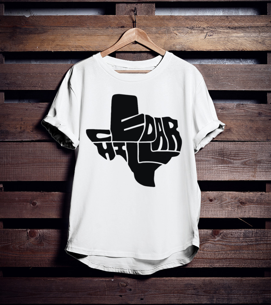 Cedar Hill Texas Map T-Shirt