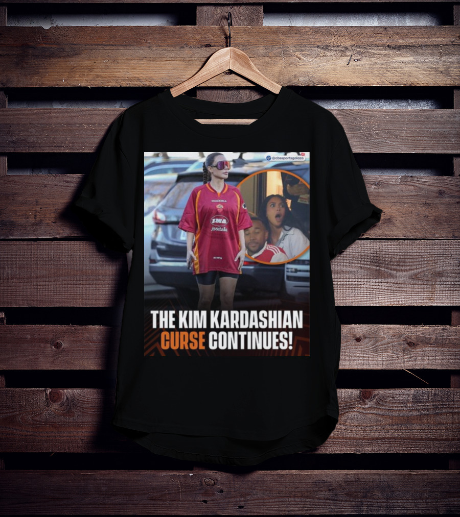 The Kim Kardashian Curse Continues Sports Reaction Scene T-Shirt