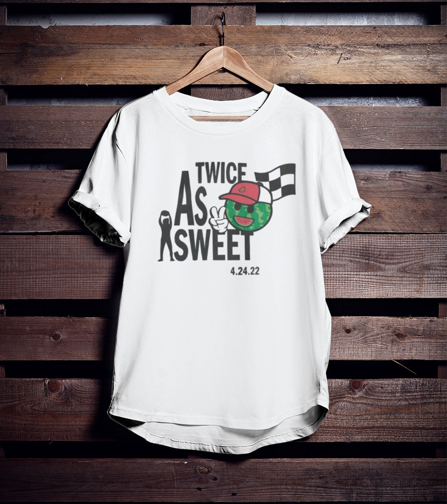 Melon Man Brand Store Ross Chastain Twice As Sweet 4.24.22 Racing Victory T-Shirt