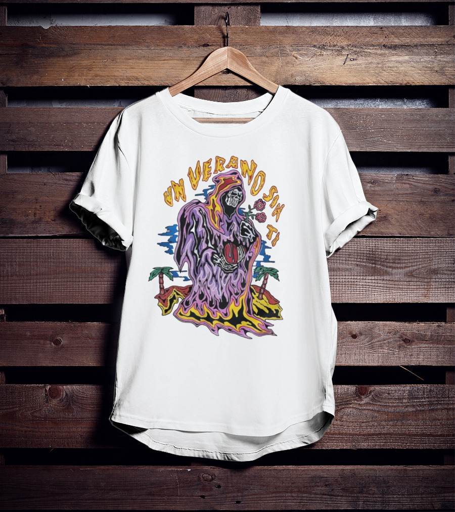 Warren Lotas Bad Bunny Un Verano Sin Ti Grim Reaper T-Shirt