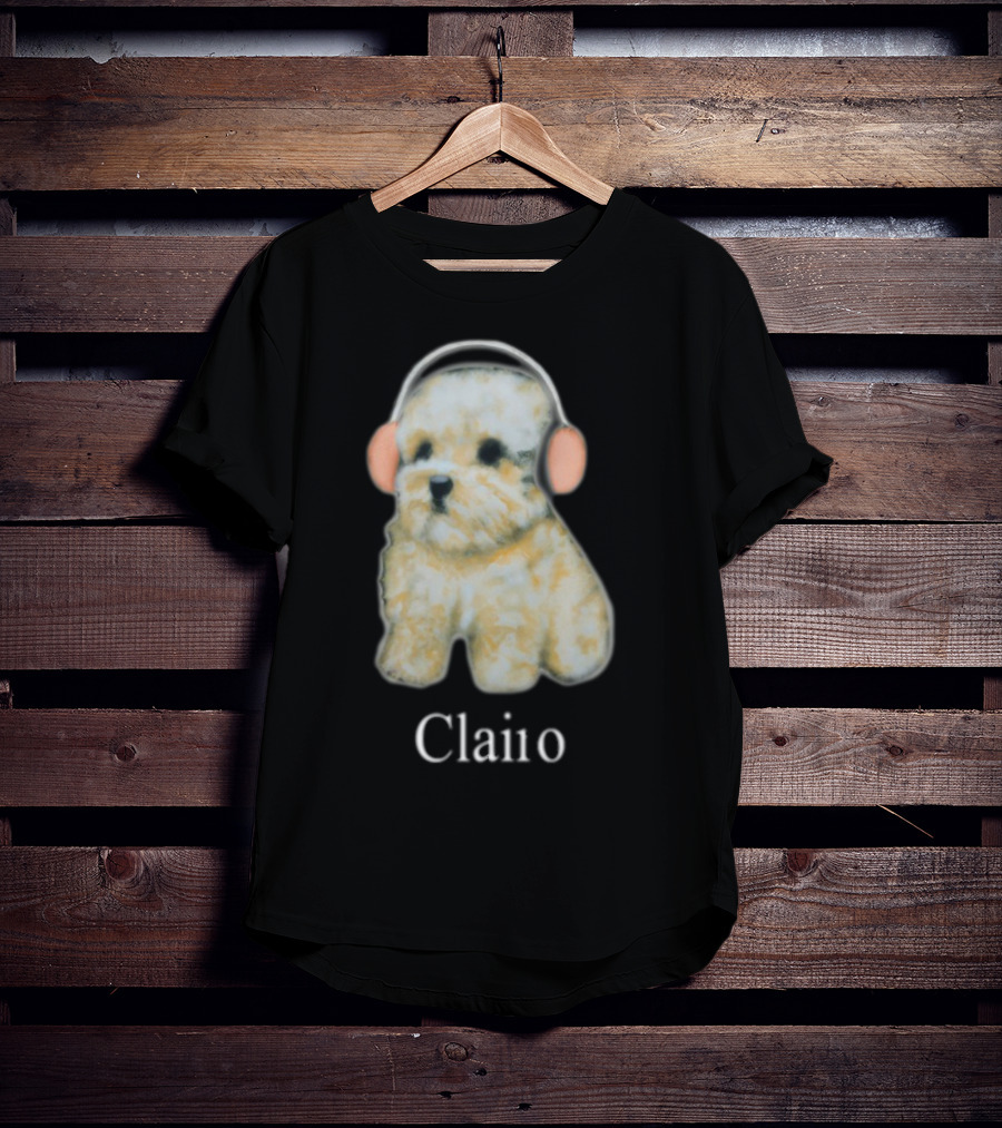 Clairo Dog With Headphones T-Shirt