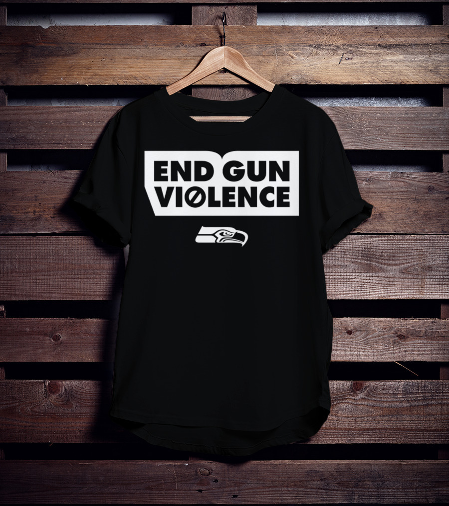 End Gun Violence Seahawks Initiative T-Shirt