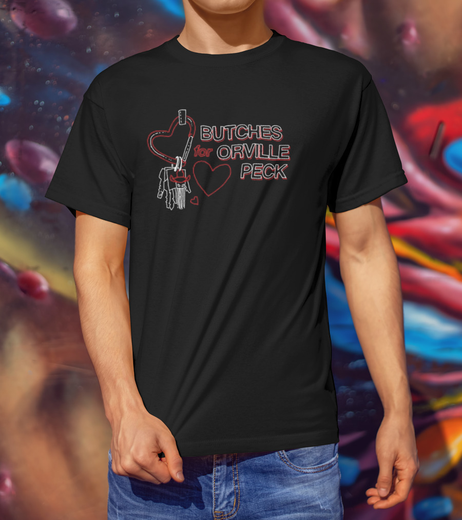 Butches For Orville Peck Heart Carabiner Keys T-Shirt