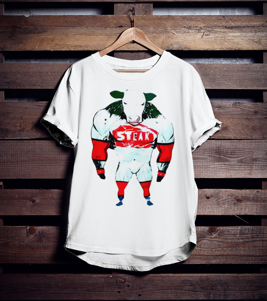 Dr Shawn Baker Steak Cow Bodybuilder T-Shirt