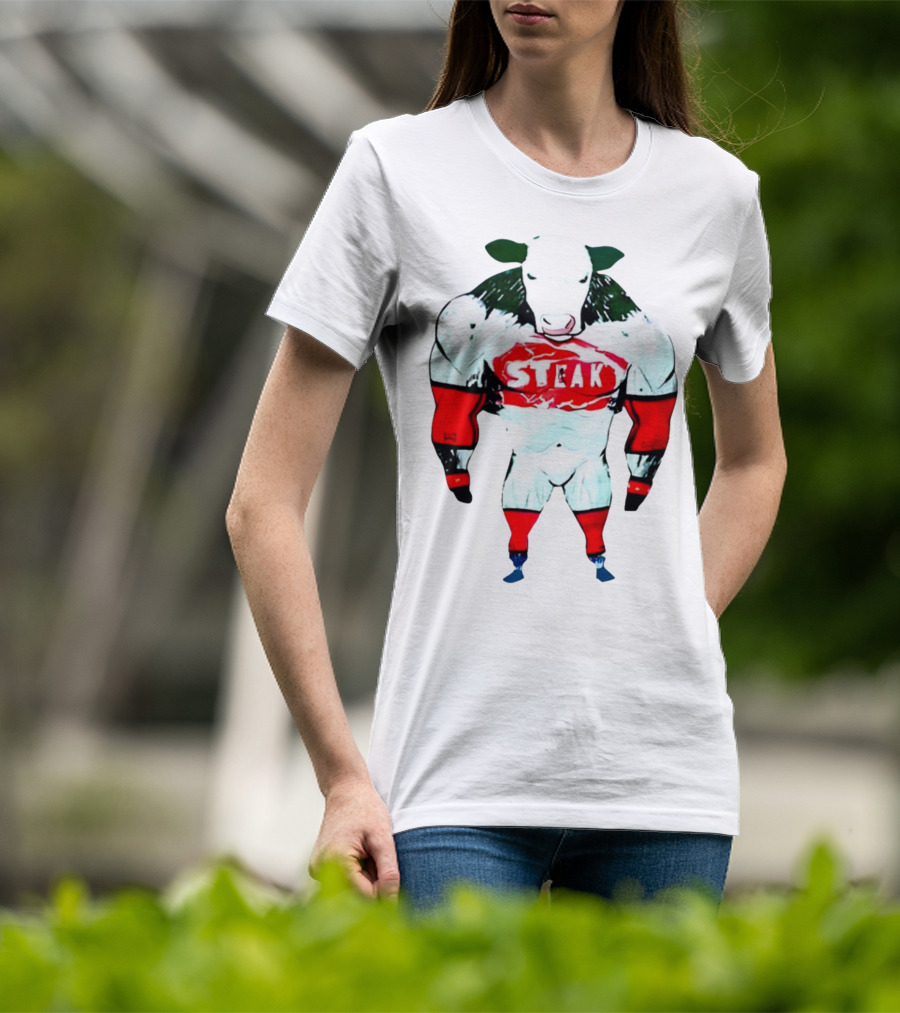 Dr Shawn Baker Steak Cow Bodybuilder T-Shirt