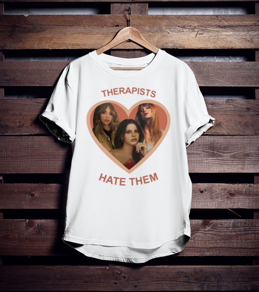 Therapists Hate Them Heart Shape Group Waterhouse T-Shirt