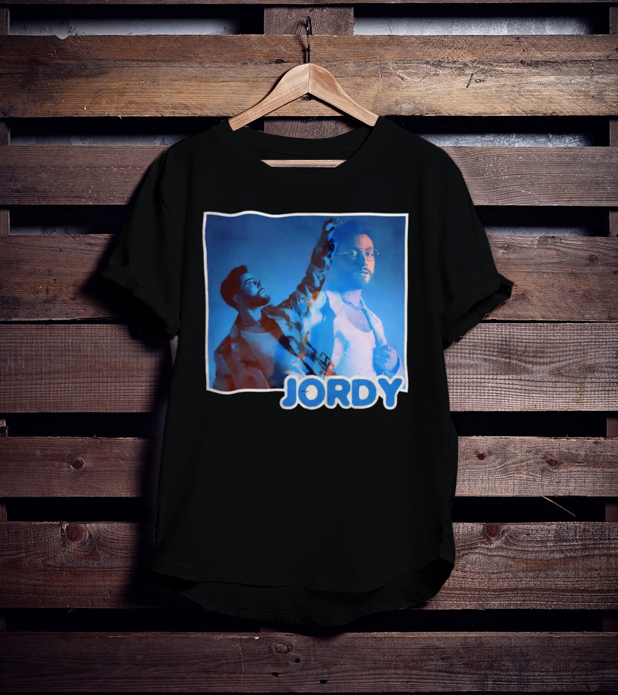 Jordy Feelin Blue Dual Portrait With Cool Tones T-Shirt