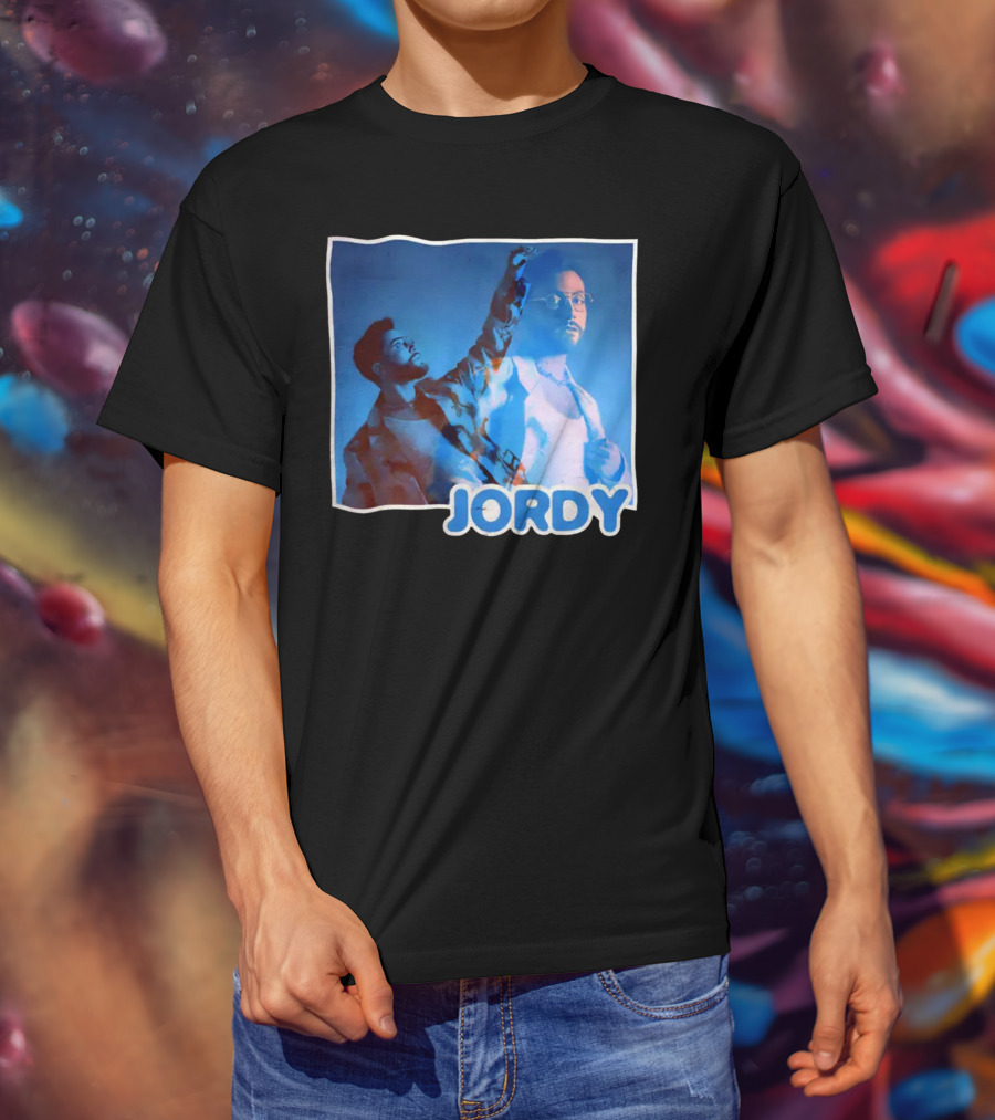 Jordy Feelin Blue Dual Portrait With Cool Tones T-Shirt