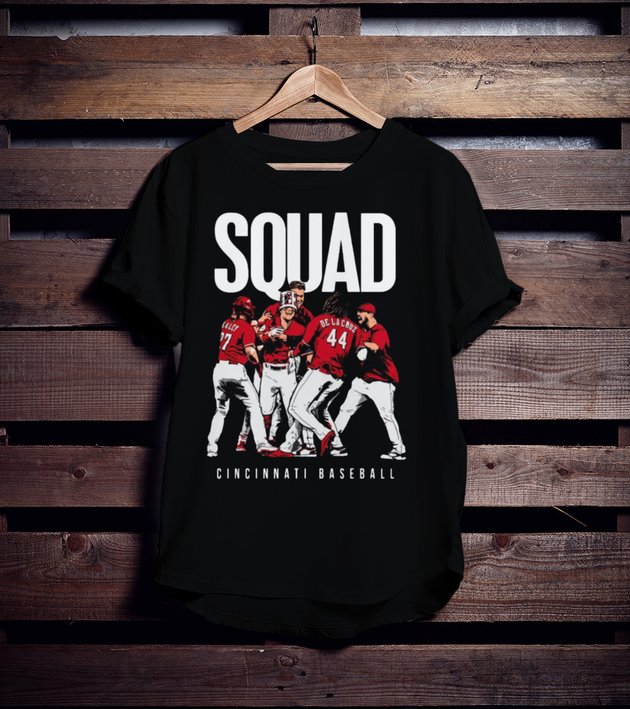 SQUAD Cincinnati Baseball Team T-Shirt