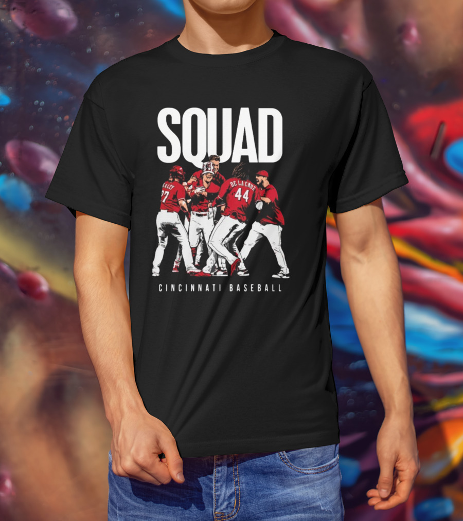 SQUAD Cincinnati Baseball Team T-Shirt