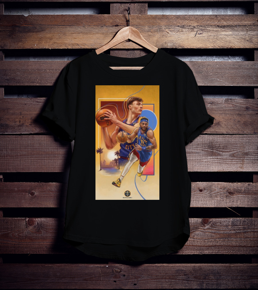 Denver Nuggets Bruce And Christian City Edition Basketball T-Shirt