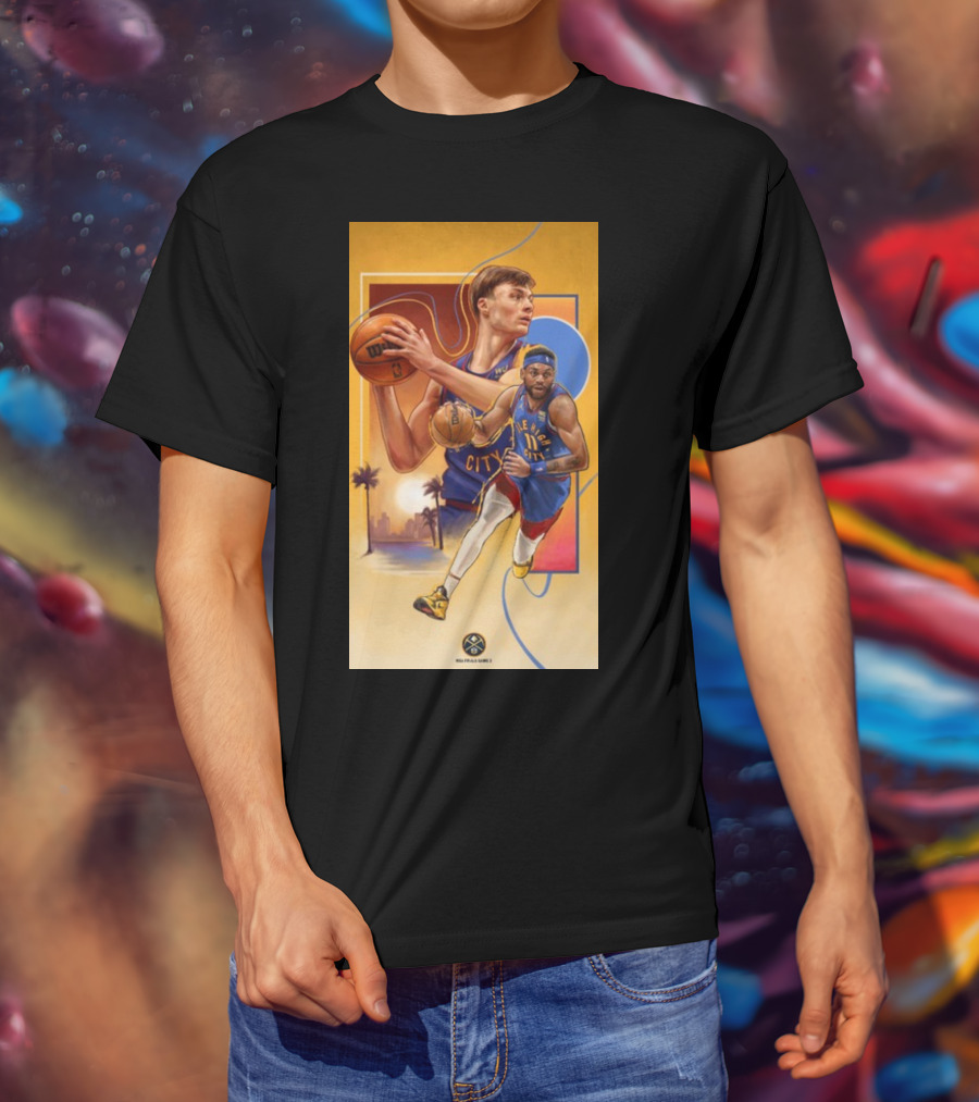 Denver Nuggets Bruce And Christian City Edition Basketball T-Shirt