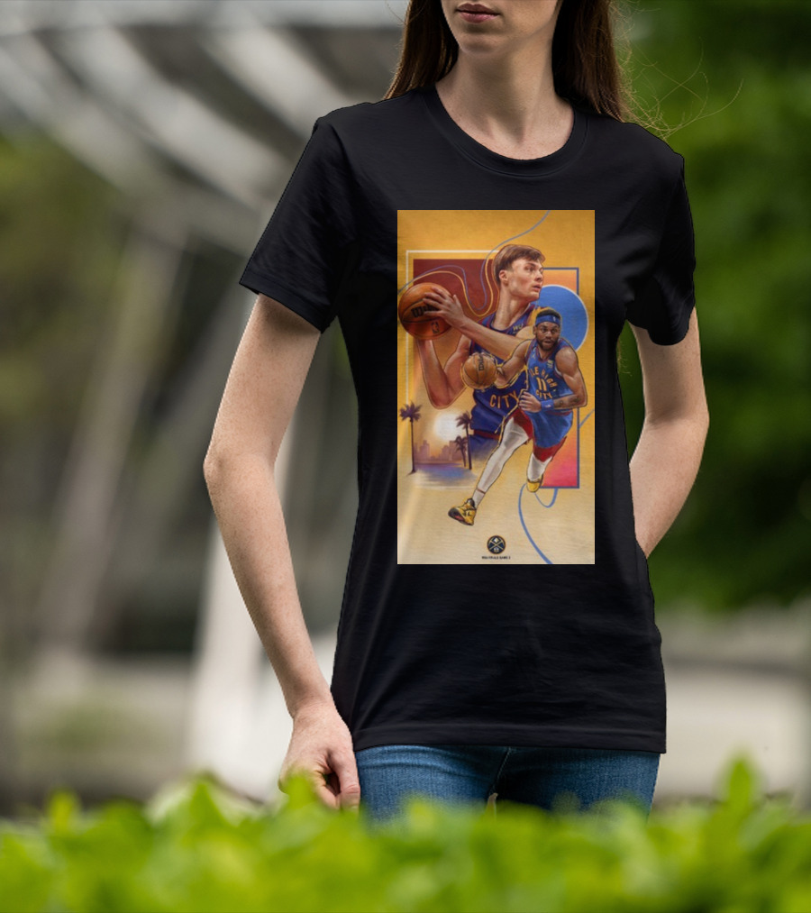 Denver Nuggets Bruce And Christian City Edition Basketball T-Shirt