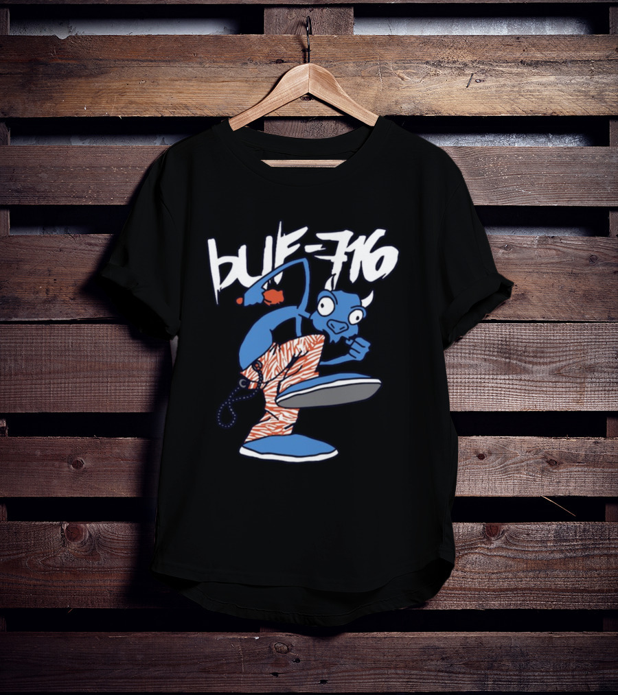 BUF 716 Martial Arts Buffalo Character T-Shirt