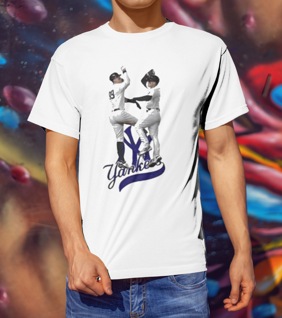 Yankees NY Baseball High-Five Iconic T-Shirt
