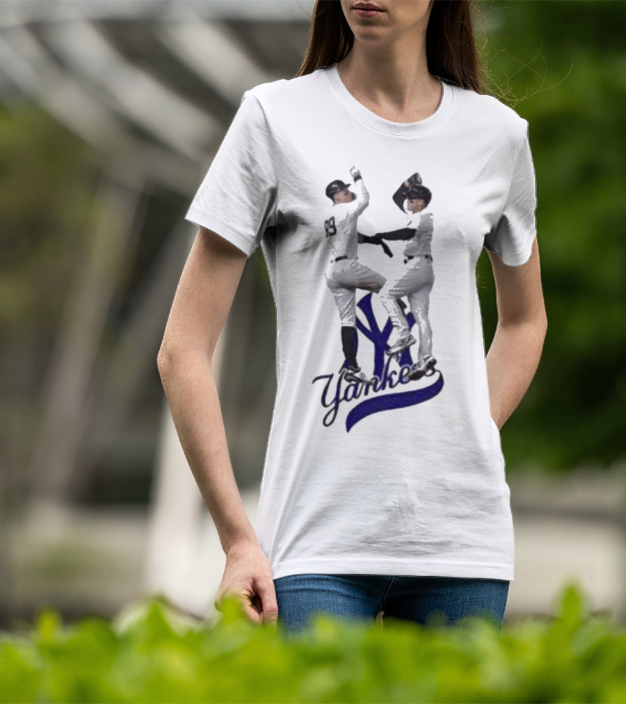Yankees NY Baseball High-Five Iconic T-Shirt
