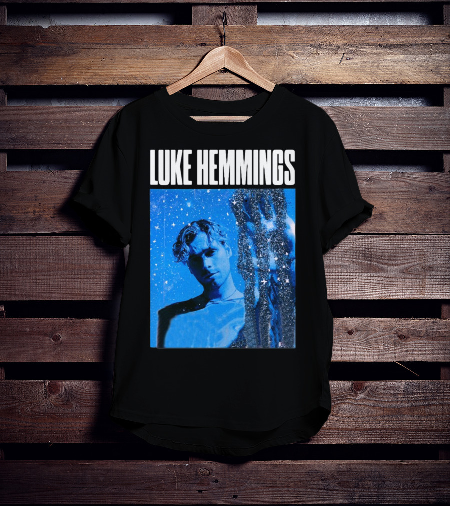 Luke Hemmings Live At The Fonda June 08 Blue Starry Night Aesthetic T-Shirt