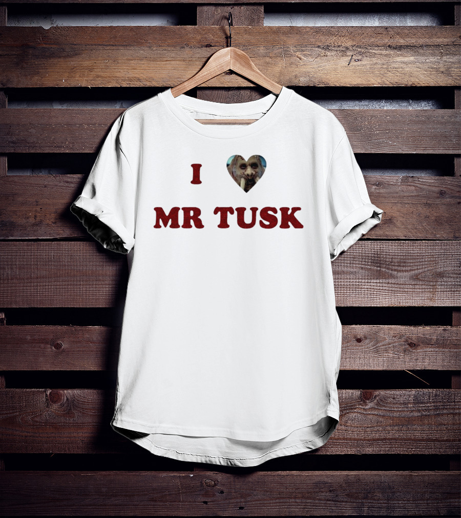 I Heart Mr Tusk Walrus Face T-Shirt