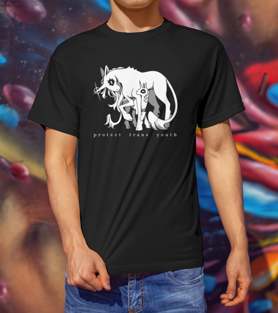 Protect Trans Youth Unicorn Support T-Shirt