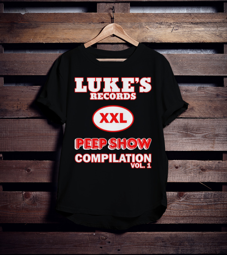 Luke's Records Xxl Peep Show Compilation Vol 1 T-Shirt