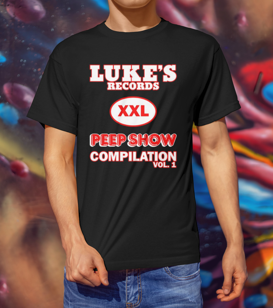 Luke's Records Xxl Peep Show Compilation Vol 1 T-Shirt