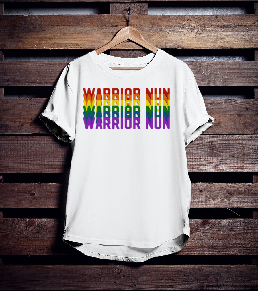 Warrior Nun Pride Rainbow Reflection Save T-Shirt