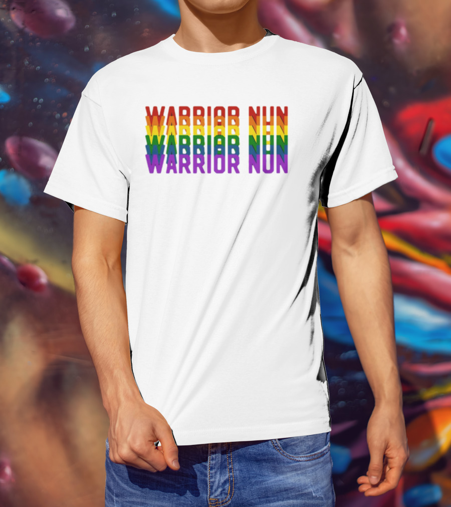 Warrior Nun Pride Rainbow Reflection Save T-Shirt