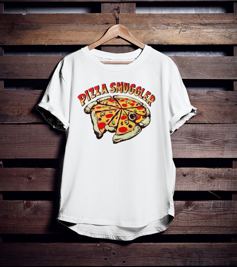 Pizza Smuggler Slices Comic T-Shirt