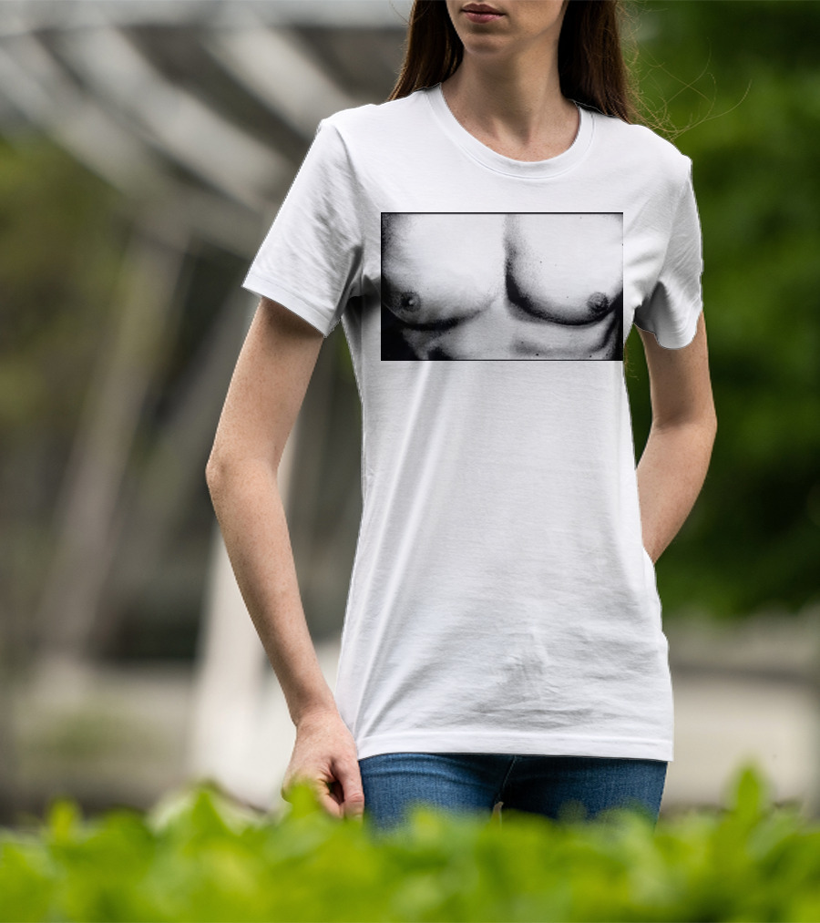 Boy Crazy Pecs Bold Monochrome Torso T-Shirt