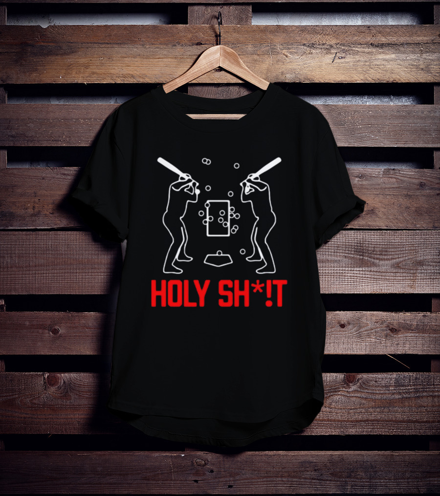 Cincy Baseball Batters Facing Pitch Chaos Holy ShT T-Shirt