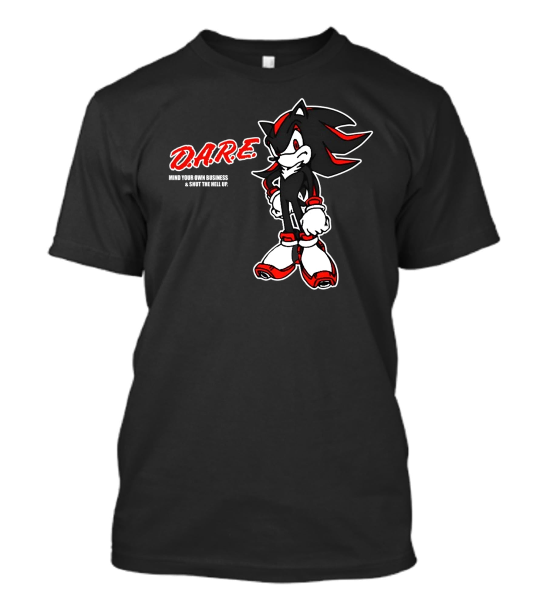 D.A.R.E. Mamono Darehog Mind Your Own Business And Shut The Hell Up T-Shirt