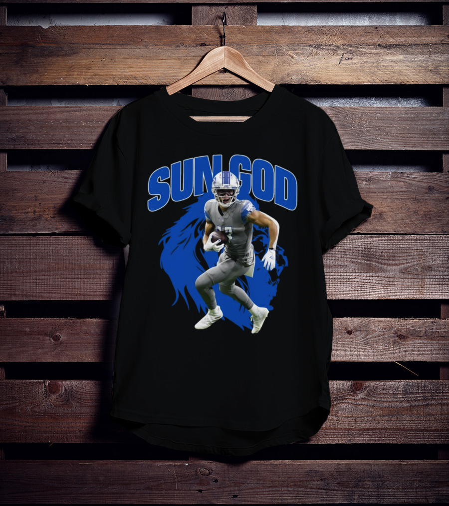 Prosportszone Amon Ra Sun God Football Lion T-Shirt