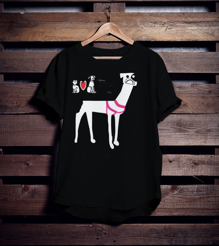 Ottawa Humane Society I'm Saving Dogs With Heart And Cartoon Dog T-Shirt