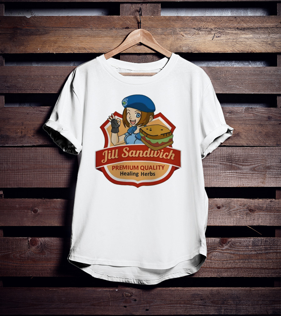 Jill Sandwich Healing Herbs Badge T-Shirt