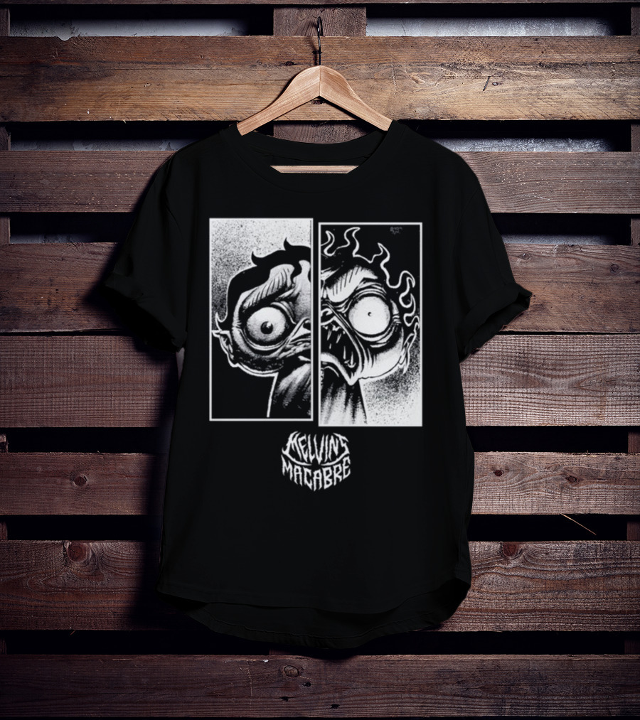 Melvin's Macabre Comic Horror Expression T-Shirt
