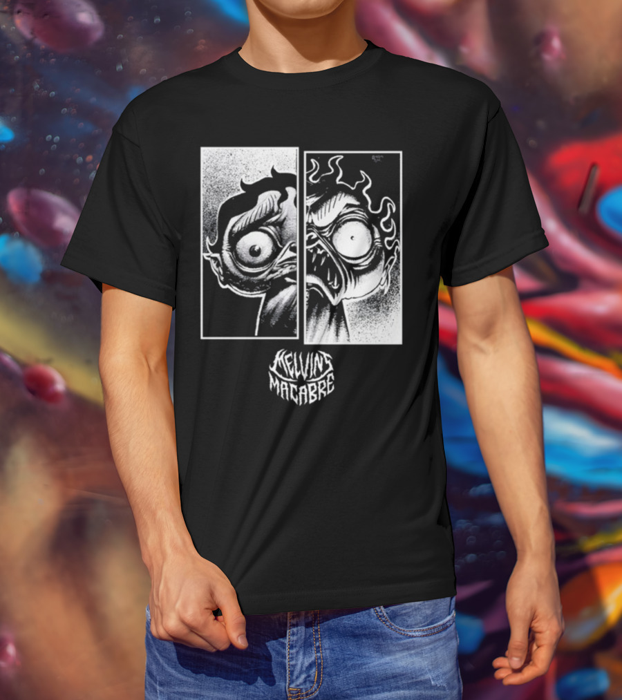 Melvin's Macabre Comic Horror Expression T-Shirt