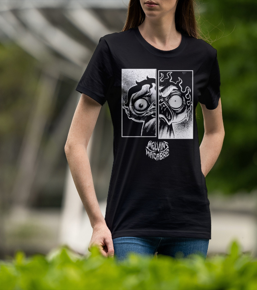 Melvin's Macabre Comic Horror Expression T-Shirt