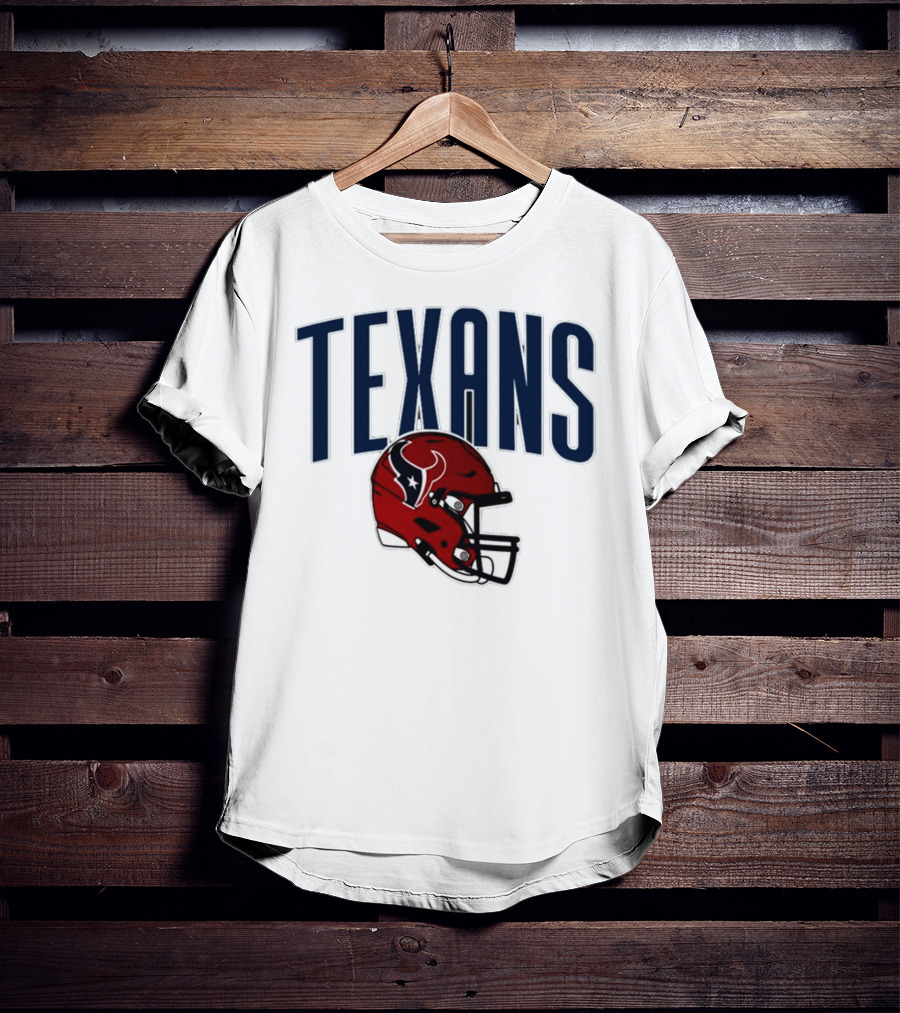 Texans Football Helmet T-Shirt