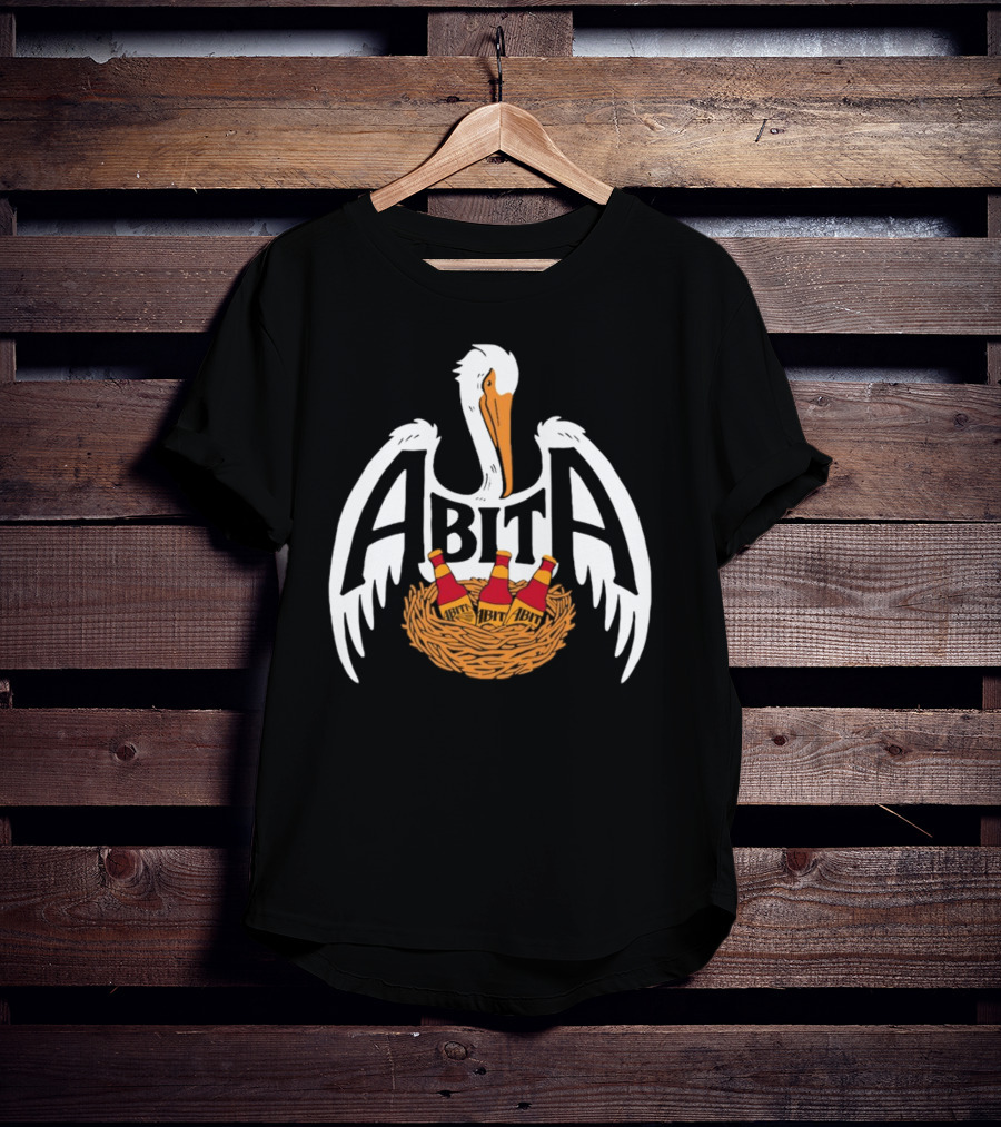 ABITA Pelican Nest With Bottles T-Shirt