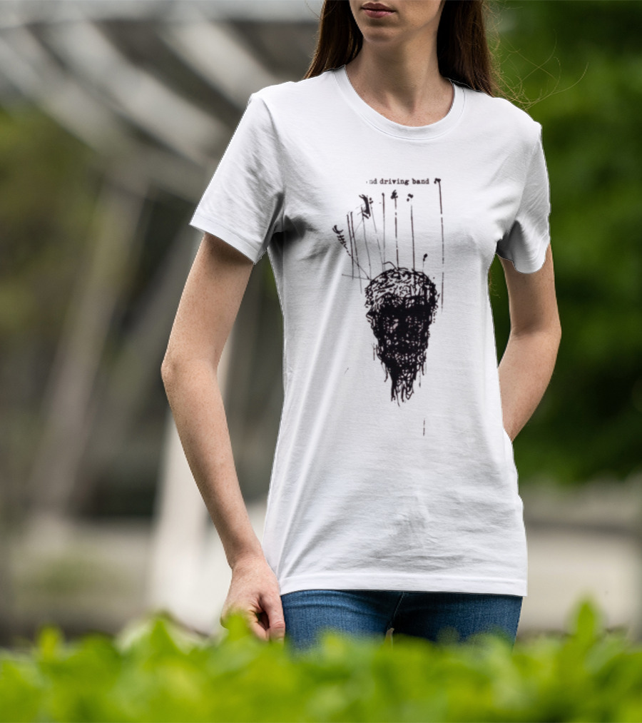 Anthony Green And The High And Driving Band Sketch Head Dark Aesthetic T-Shirt